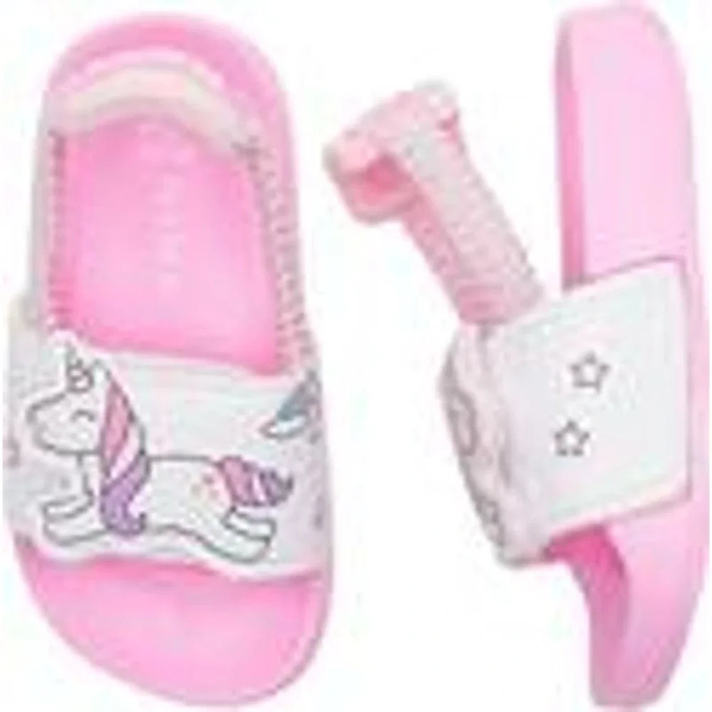 Slide Kids Sandals Non-slip Summer sandals Child Pink 9.5 US